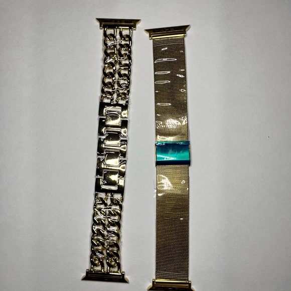 *BUNDLE* Gold Apple Watch Band + Gold Bracelet - Picture 4 of 6
